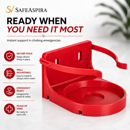 Wall Mounted Emergency Rescue Device Storage Holder